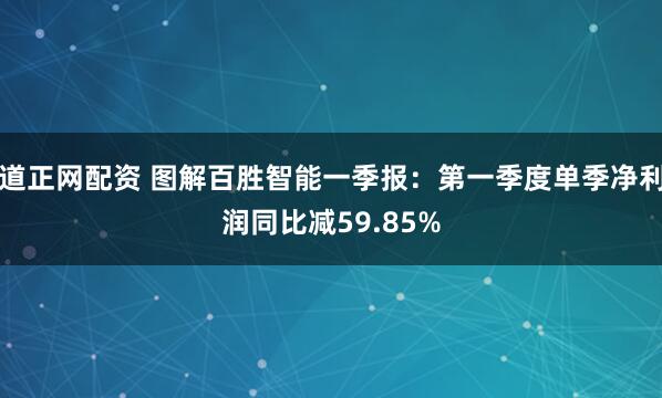 道正网配资 图解百胜智能一季报：第一季度单季净利润同比减59.85%